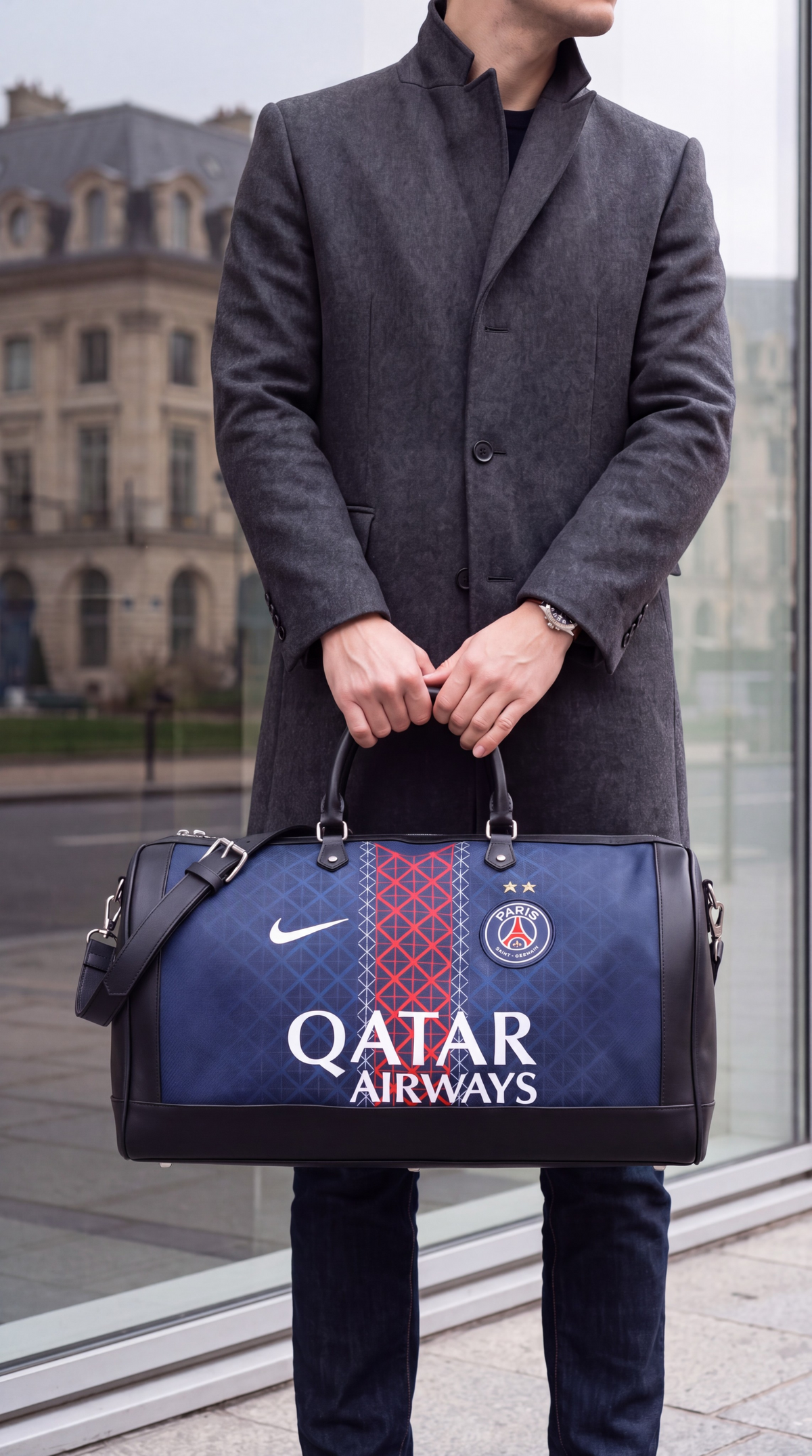 Sac maillot Hexagone Atelier avec design tendance, en tissu léger et pratique, idéal pour transporter votre maillot de bain.